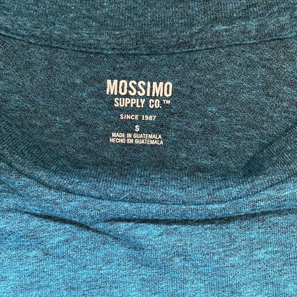 Mossimo Women’s Long Sleeve Round Neck Teel & Gray Speckled Shirt Size Small - Picture 7 of 10